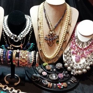Large high end Designer vintage - now jewelry lot